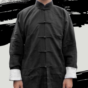 纯棉太极服装李小龙咏春拳唐装叶问功f夫装道服衣服男中山装练功l
