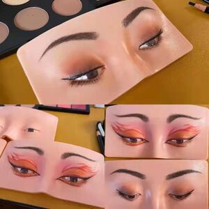 练习册彩妆化妆美人图纸妆图册纹绣模板眉型眉色设计素描本0人付款25