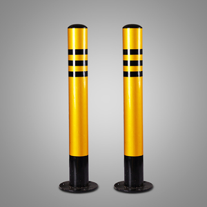 路庄停车安全桩i隔离桩防撞柱标识警示桩钢管固定标志车位公路挡