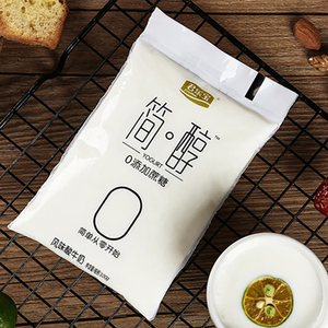 君乐宝简醇0蔗糖酸奶袋装无蔗糖早餐原味佐餐风味酸牛奶箱整箱装