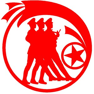 g188八一建军节爱国主u题剪纸儿童作品剪画纸贴花窗刻成品l