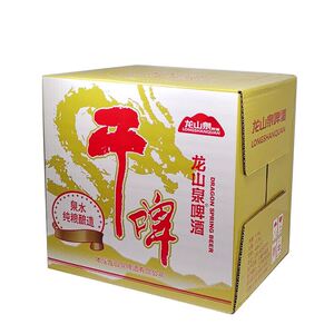 辽宁特产龙山泉干啤啤酒480ml×12瓶装整箱泉水精酿包邮