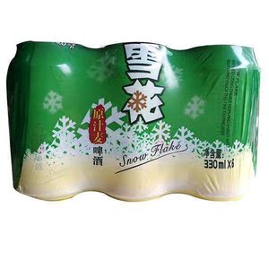 雪花原汁麦330ml*24听装雪花啤酒整箱新鲜爽口冰爽罐装