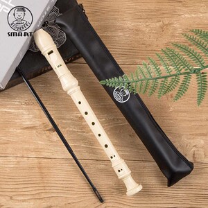 smart斯思玛特高音8八孔竖笛英式b巴洛克式c调学生音乐课教学乐器