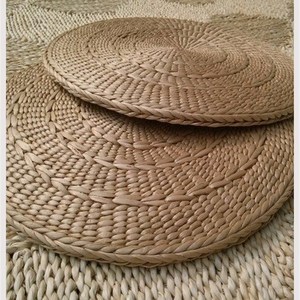 瑜伽稻草椅垫芦苇席隔热垫草编垫道草垫子日式q圆圈家用打坐茶坐