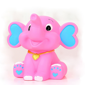 粉色大象 新款石膏模具乳胶 卡通石膏像公仔磨具 动物石膏模具