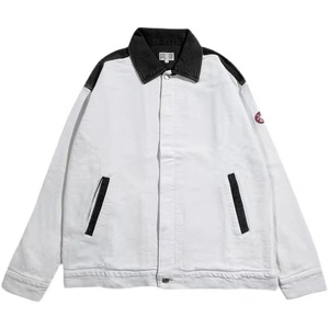 ilife仔cavempt日系复古水洗c克e牛 衣n做旧捧月印花夹.外套男女