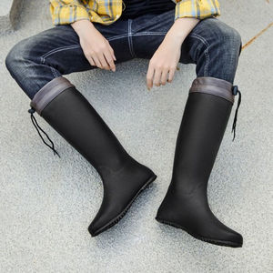 橡胶雨鞋高筒成人显瘦男士防水鞋胶鞋防滑雨靴长筒轻便钓鱼女水