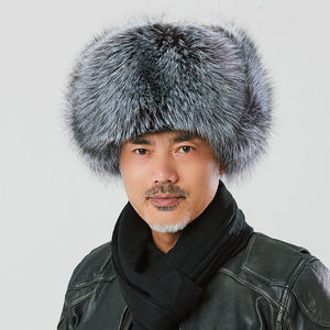 冬季男士狗皮帽子东北冒孑雷锋帽男貉子狐狸毛冬天中老年保暖加厚