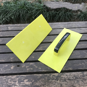 钢化塑料砂抹光面泥抹子 平面抹灰板托灰板 搓灰板抹泥z板砂板灰.