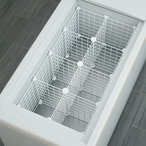 冰柜隔断分格网格栏分隔板冷藏置物内部分层架多层隔断板隔层框