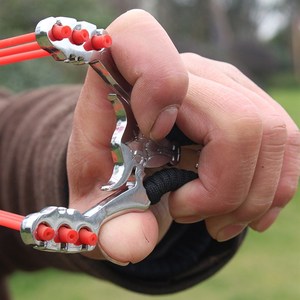 高精度狙击钢珠发射器304钢弹弓大j全杆枪射程远皮筋枪带器1