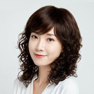 假发女士全头套式中老年妈妈款假发套中长发卷发斜刘海仿真发蓬松