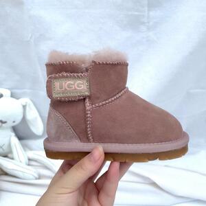 furonЕugg雪地靴婴幼儿皮毛一体儿童短靴小童棉鞋宝宝男女学步鞋