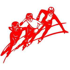 冰雪主题剪纸冰娃雪娃迎东奥剪纸冬季体育运动剪纸成品装饰画礼物