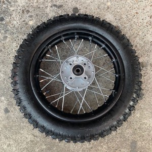 小高赛越野摩托车配件 阿波罗飞鹰3.00-12寸后越野轮胎加轮毂总成