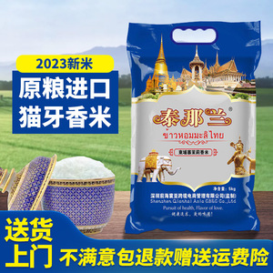 猫牙米2023年新米10斤柬埔寨香米原粮进口长粒香籼米炒饭专用大米