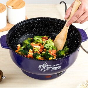 不粘锅电炒菜锅电蒸锅家用学生宿舍电煮锅小电锅电热锅迷你电火锅