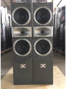 二手原装丹麦尊宝x570 双8落地音箱丝膜号角高音家用家庭影院音响