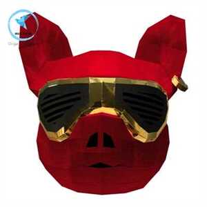 00小安1021阿淘宝蒙面唱将同款阿祖面具圣诞半脸猫全脸面具狐狸动漫