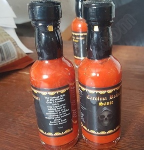 英国carolina reaper hot chilli sauce卡罗拉死神辣椒酱