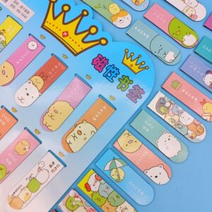 角落生物磁性书签创意卡通可爱超萌团子家族双面吸磁铁精美图案书签夹