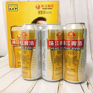 珠江纯生啤酒500ml