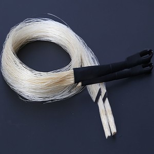 二胡弓毛真马尾天然白公马尾毛专业84cm弓备用马毛二胡配件拉弓毛