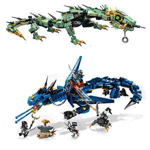 乐高幻影忍者龙三头龙