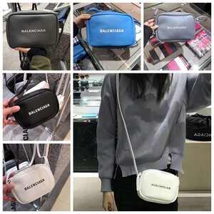 欧洲balenciaga/巴黎世家字母斜挎单肩相机包小方包女包