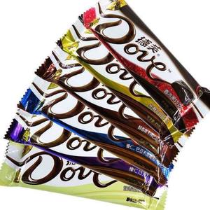 玛氏德芙巧克力43g*12条牛奶榛仁巴旦木白巧黑巧榛仁味排块巧克力