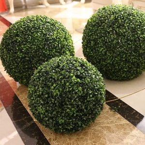 仿真草球绿色圆球家居花艺软装造景摆放装饰球