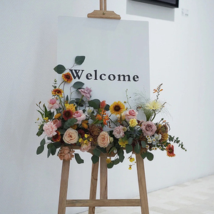 商务kt板迎宾牌水牌画架鲜花开业花篮乔迁店庆年会活动布置长沙