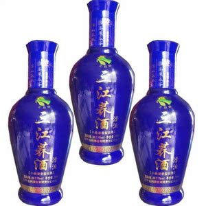 tt云南兰坪三江荞酒100mlx8瓶苦荞酒38度蓝瓶小曲清香型包邮