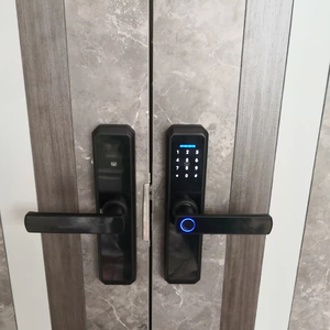 对开门锁双开门