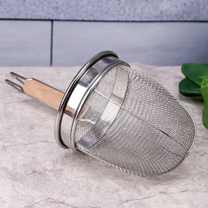 拜杰(baijie)不锈钢火锅漏勺捞面勺煮面笊篱粉篱漏勺烫菜篓厨房