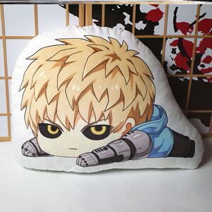 一拳超人漫画抱枕埼玉老师杰诺斯cos龙卷毛绒q版趴趴玩偶动漫周边