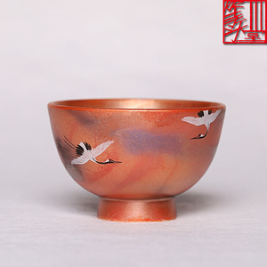 等于堂柴烧杯 尉小芳手绘粉w彩人物 茶杯 精品主人杯 品茗杯 茶具