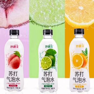 苏打气泡水夏日水果味0糖0脂0卡360ml*6瓶混合口味整箱汽水饮料