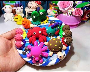 超轻粘土diy材料包彩泥海洋动物海底总动员作品成品手工活动作
