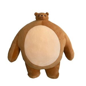 我们是来搞笑的美国单小头王国小头熊创意毛绒玩具玩偶公仔抱枕