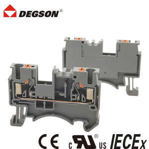 DEGSON高松DS2.5-01P-11-00ZH导轨免工具直插接线端子排DP/PT2.5