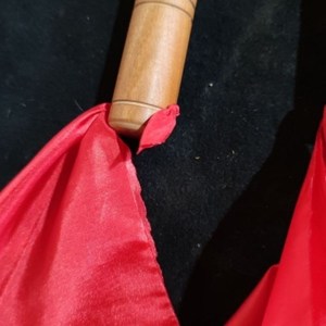 大号腰鼓鼓棒鼓槌定做实木枣木鼓都送50红绸舞蹈手拿红色演出五彩