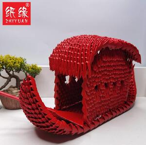 纪fih纸缘手工意三角插红船念日折纸船生比赛学作品创益智材料包