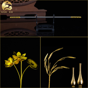 观音菩萨柳枝玉净瓶大势至菩萨荷花法器神像法器摆件孙悟空金箍棒