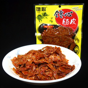 2021新品馋心食品相思香辣卤肠皮22克*10包湖南平江特产馋嘴猪肉