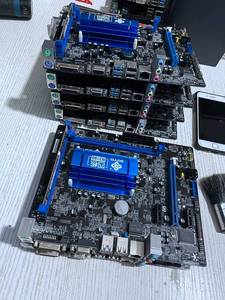 梅捷 N3160 主板 四核CPU NAS 低功耗 DDR3 9 成新议价