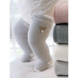 宝宝护腿袜婴儿袜子秋冬长筒过大腿保暖袜膝加厚不勒腿婴幼儿长袜