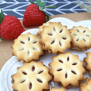 mixx巧丽滋草莓凤梨果酱夹心饼干小吃零食