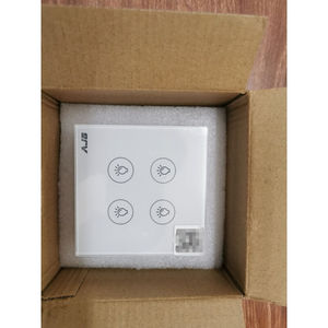 碧桂园开关ajb安居宝智能开关面板e无线通讯技术智能灯光控制器白